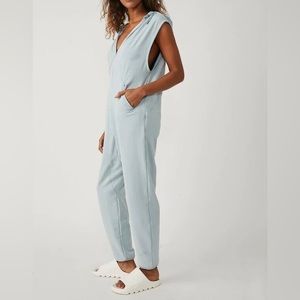 Free people hooded jumpsuit